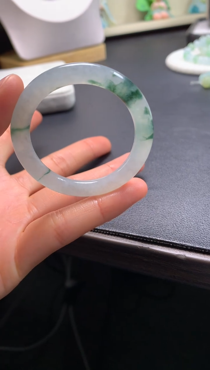 未镶嵌定制翡翠0517451051（39*6*6.6）