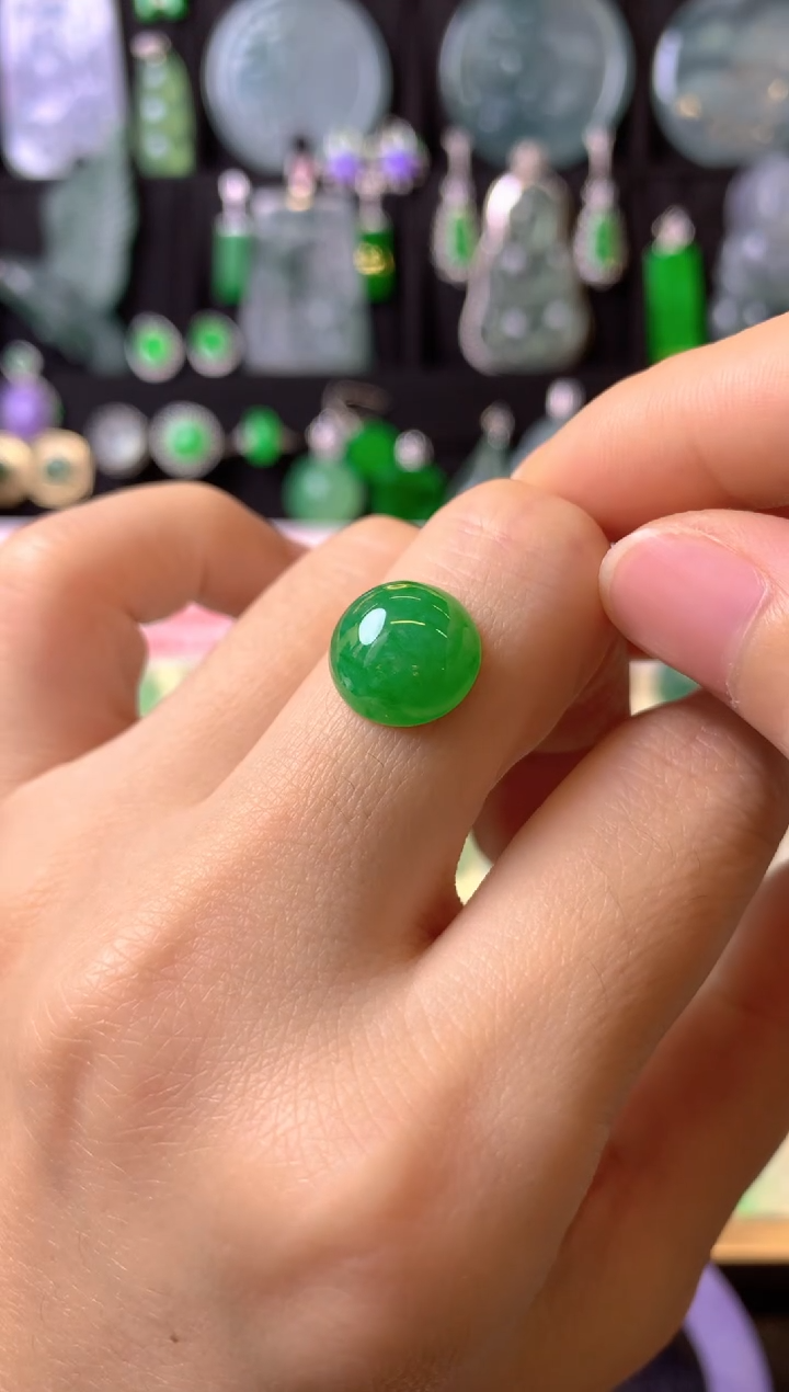 【闪购商品】定制翡翠未镶嵌1裸玉（客户意向镶嵌）