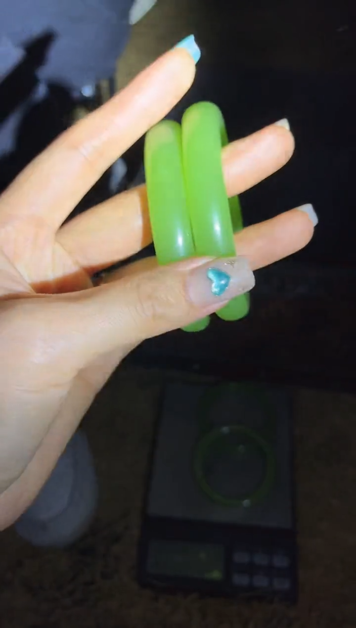 【闪购商品】【闪购商品】【闪购商品】青色手镯两个