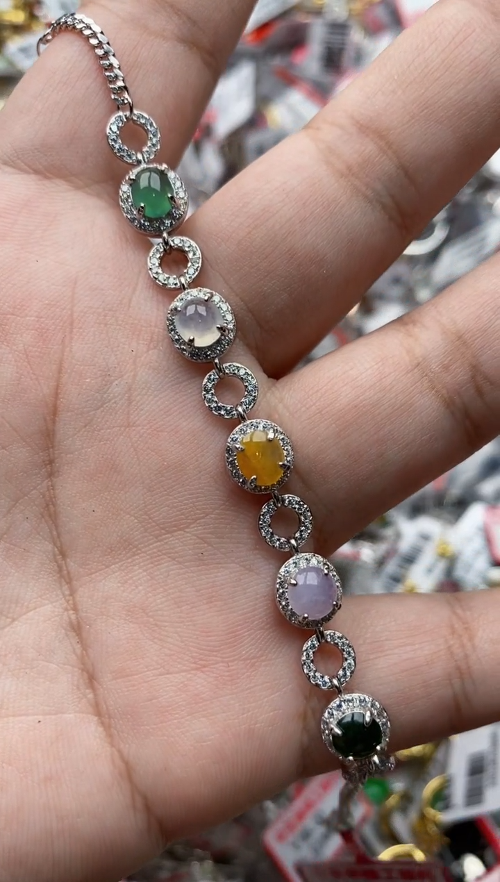 【闪购商品】翡翠戒指银S925镶嵌11111---9