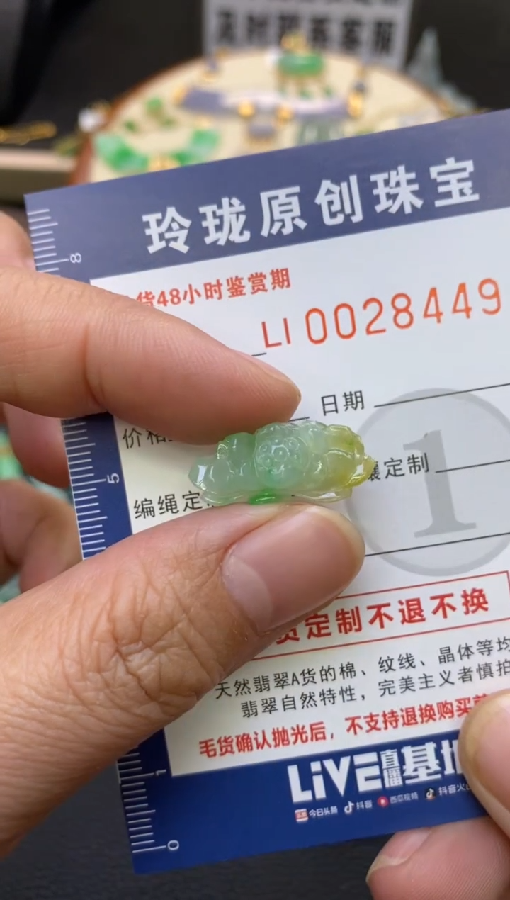 【闪购商品】翡翠颈饰未镶嵌翡翠净货28449
