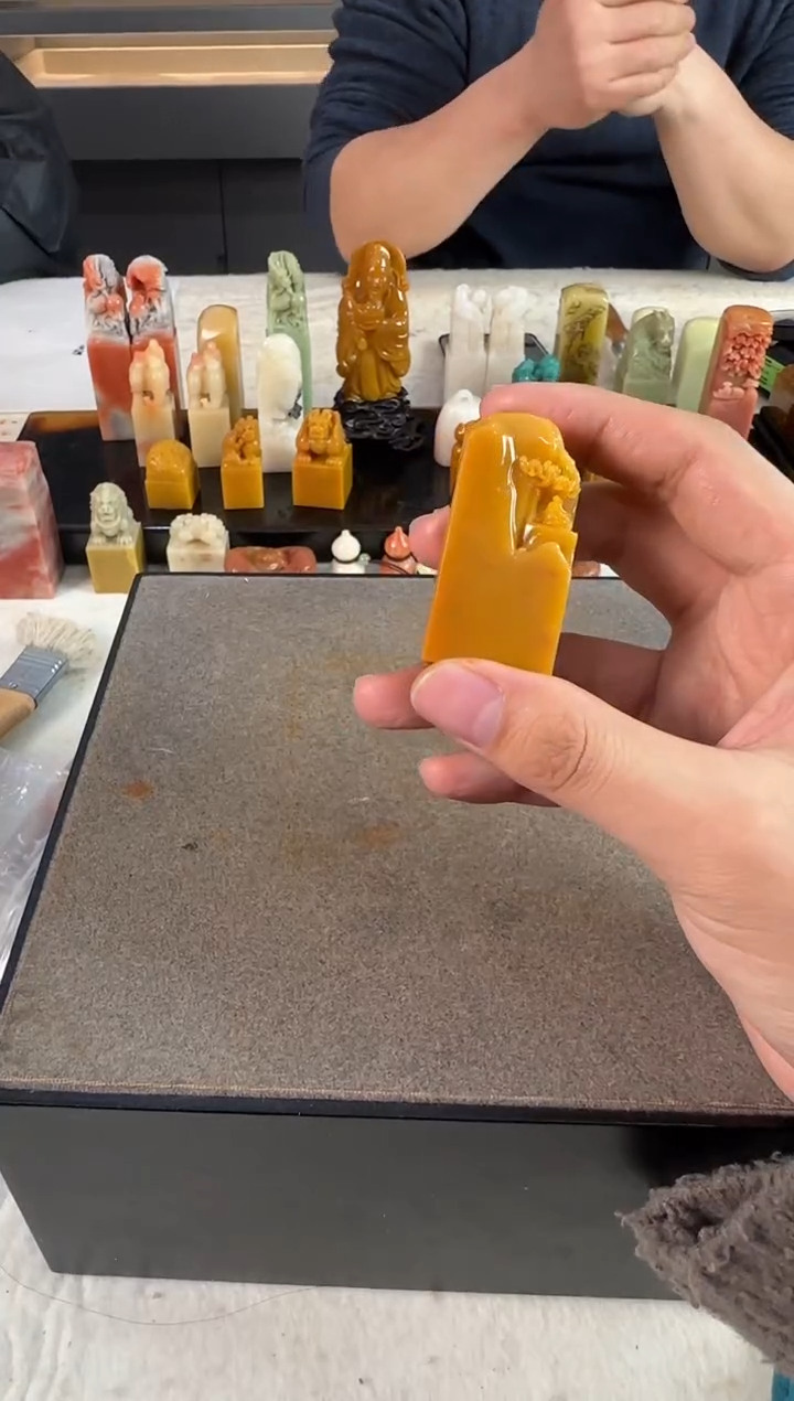 【闪购商品】青田石印石编号编号0110