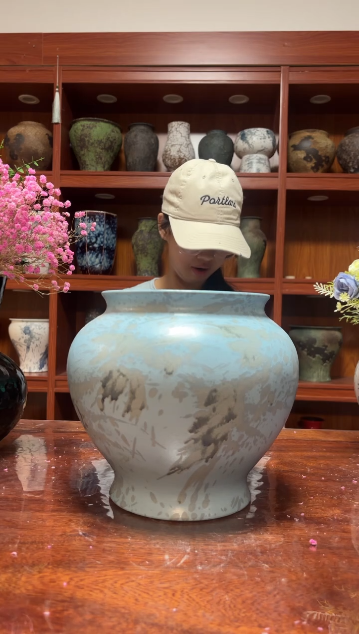 景德镇瑞峰花瓶高口