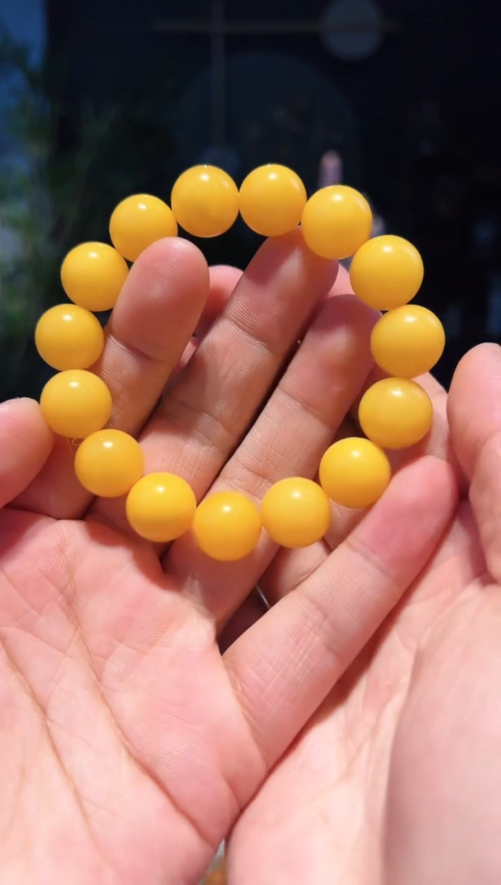 【闪购商品】蜜蜡手串未镶嵌14左右单圈