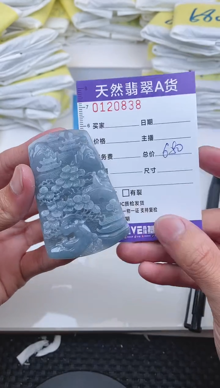 【闪购商品】翡翠颈饰未镶嵌0838....