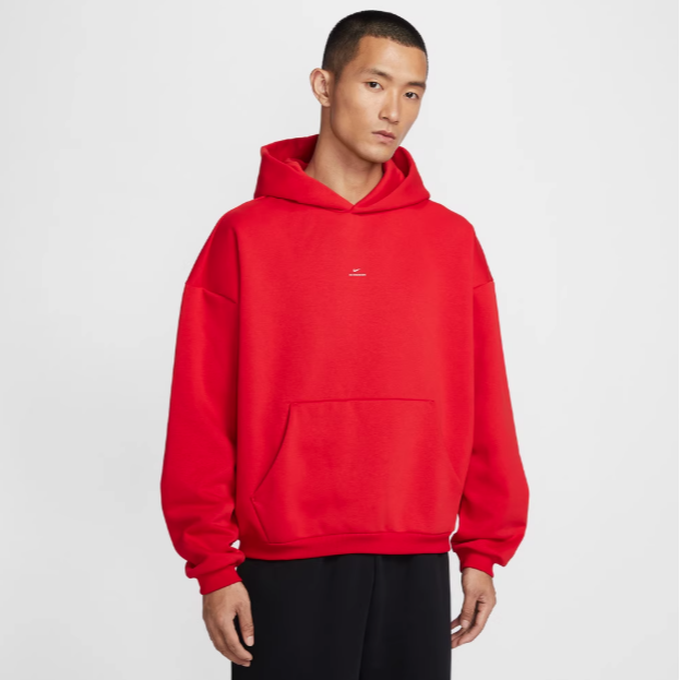 Nike耐克 男女同款红色连帽运动休闲卫衣 IM5919-657