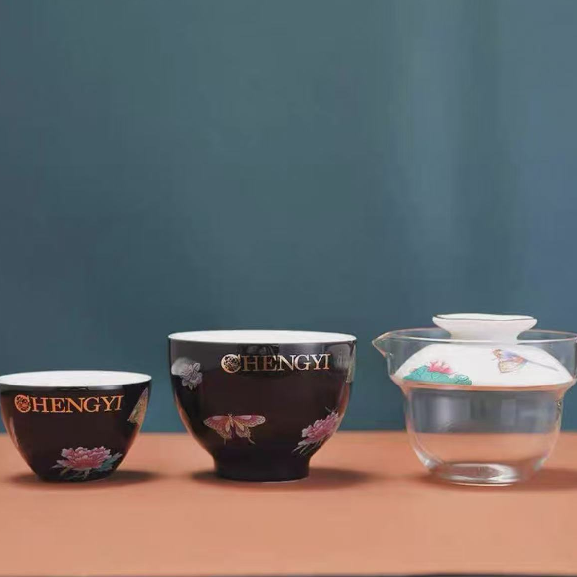 G095-黑蝴蝶旅行茶具