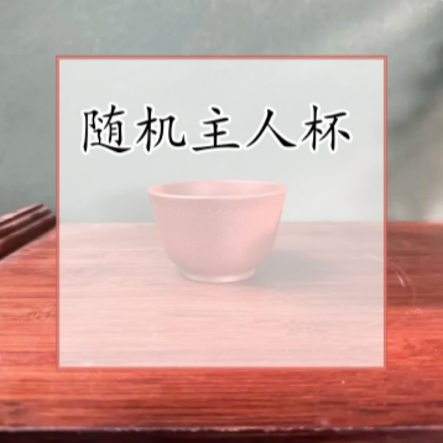 新华网精选随机原矿紫砂壶主人杯