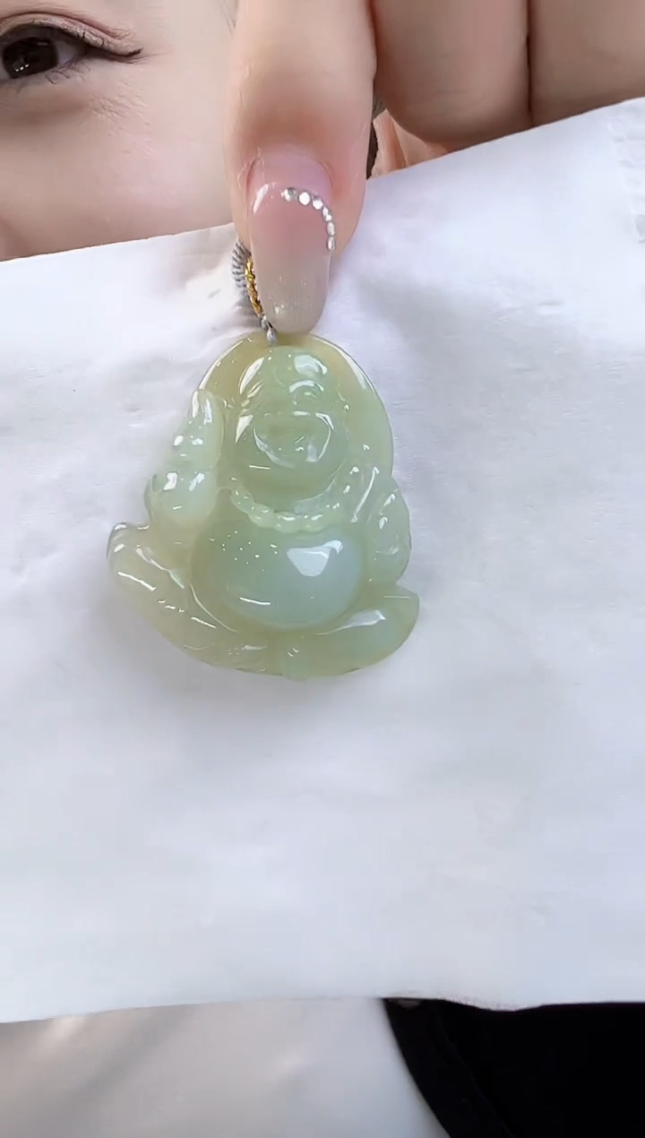 吊坠(不含链)未镶嵌翡翠佛公（送绳）