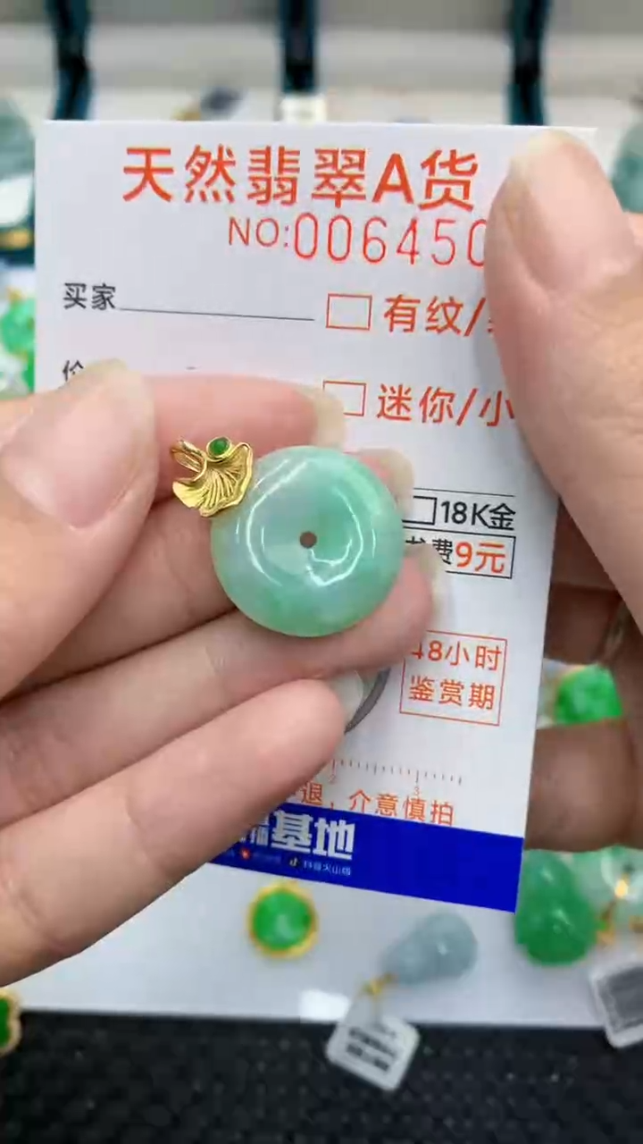 【闪购商品】翡翠颈饰银S925镶嵌            8