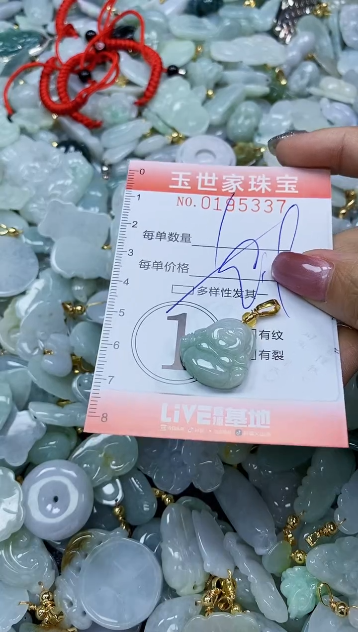 【闪购商品】翡翠颈饰未镶嵌闪购0195337多样性发其一