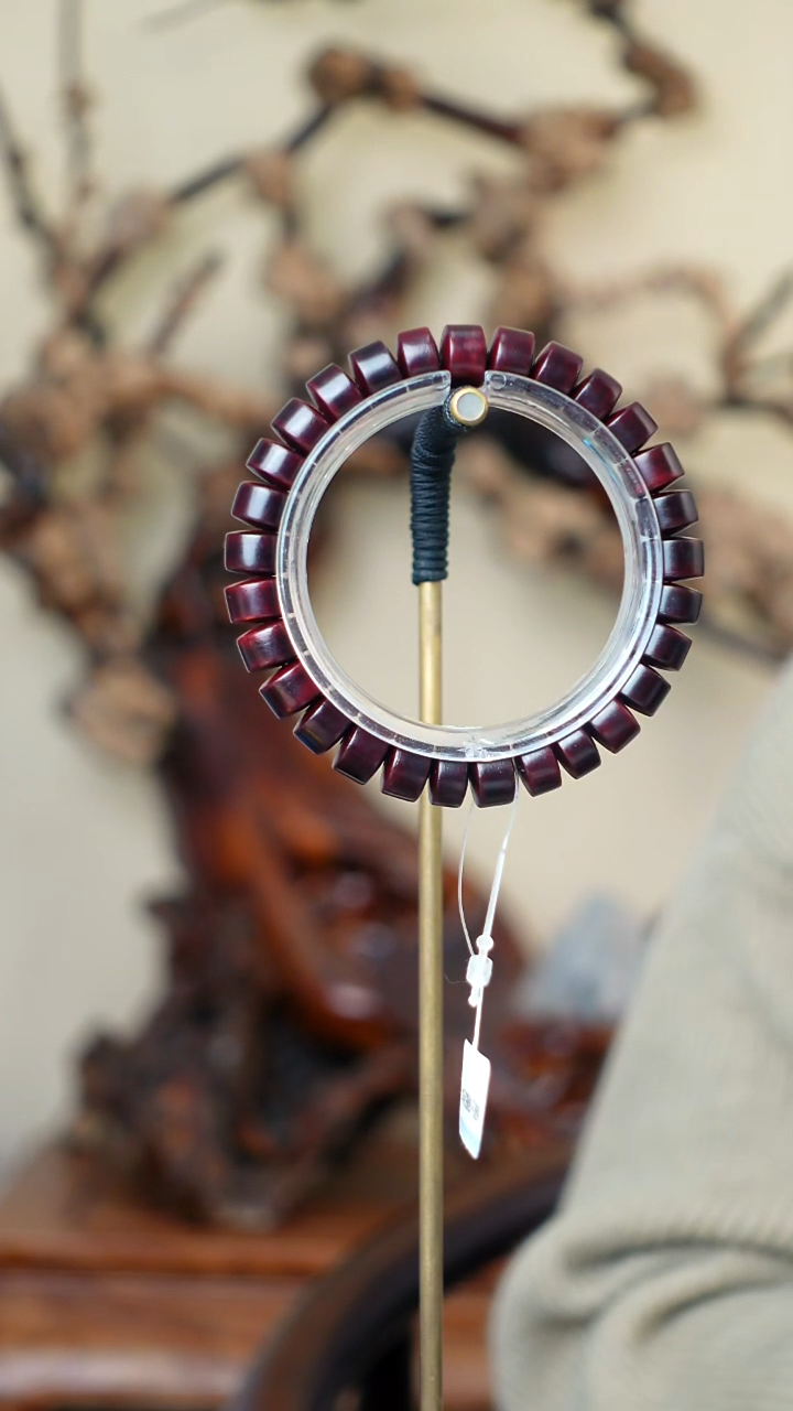 木 本降真香红降花梨公1.0手串药片珠16克