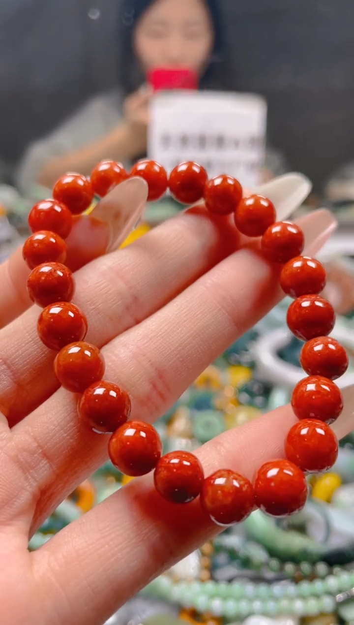 【闪购商品】翡翠颈饰未镶嵌8-9MM/Q/翡翠A货一图一物