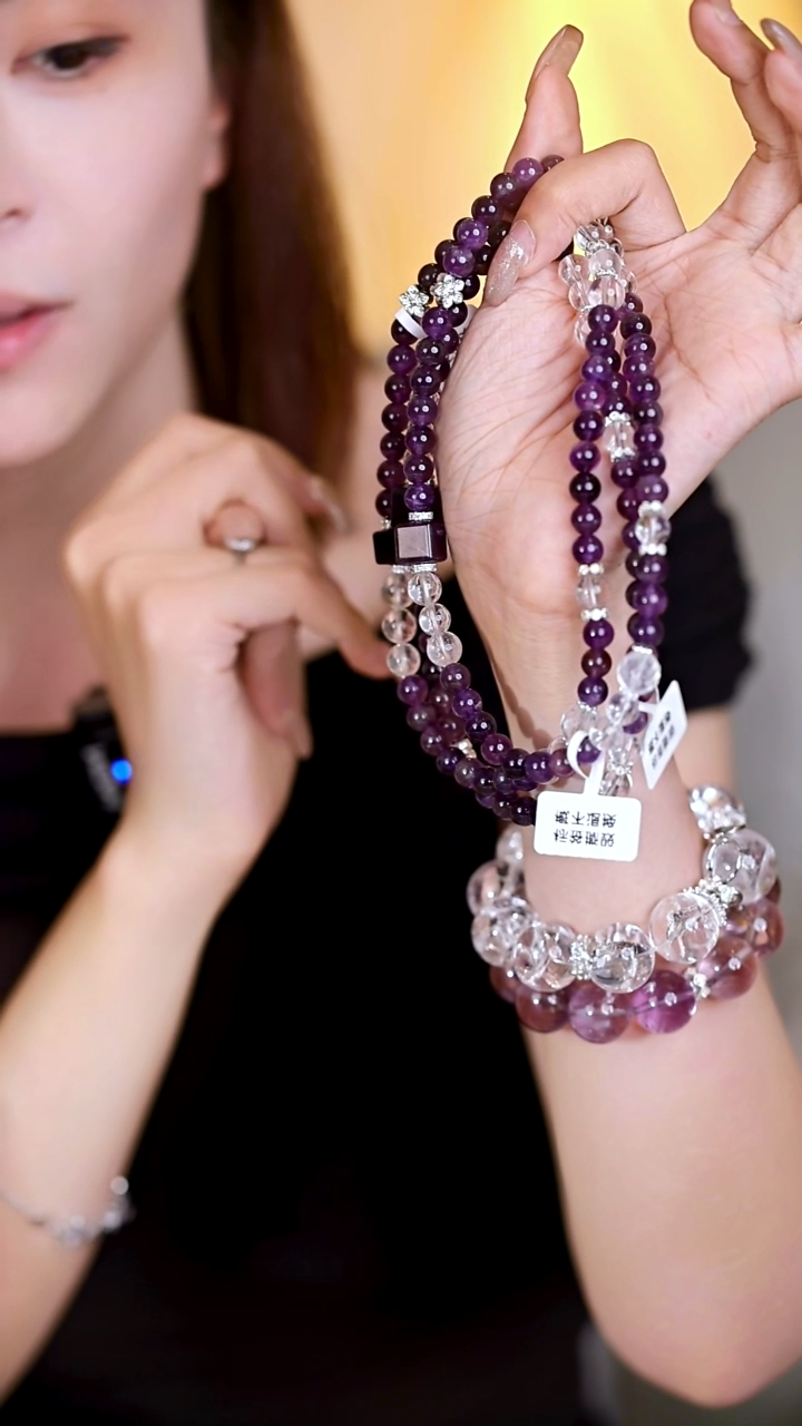 水晶手链未镶嵌AS226天然水晶 多样性发其一