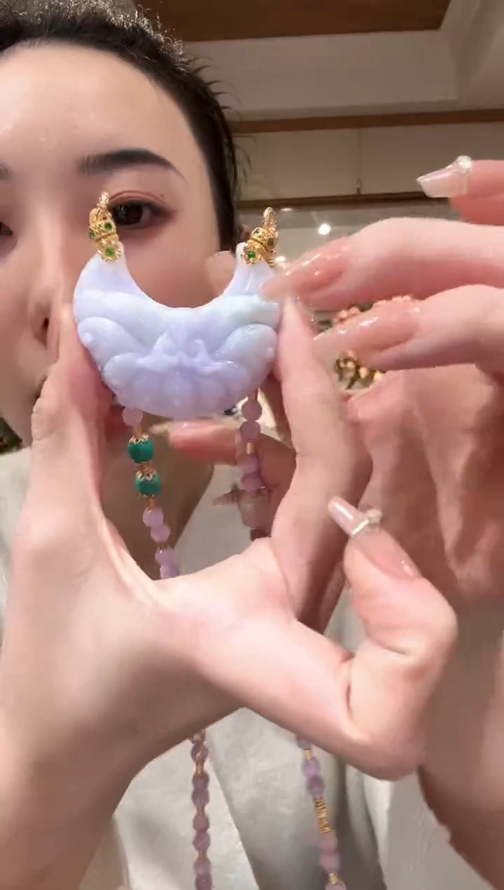 【闪购商品】翡翠颈饰未镶嵌国风