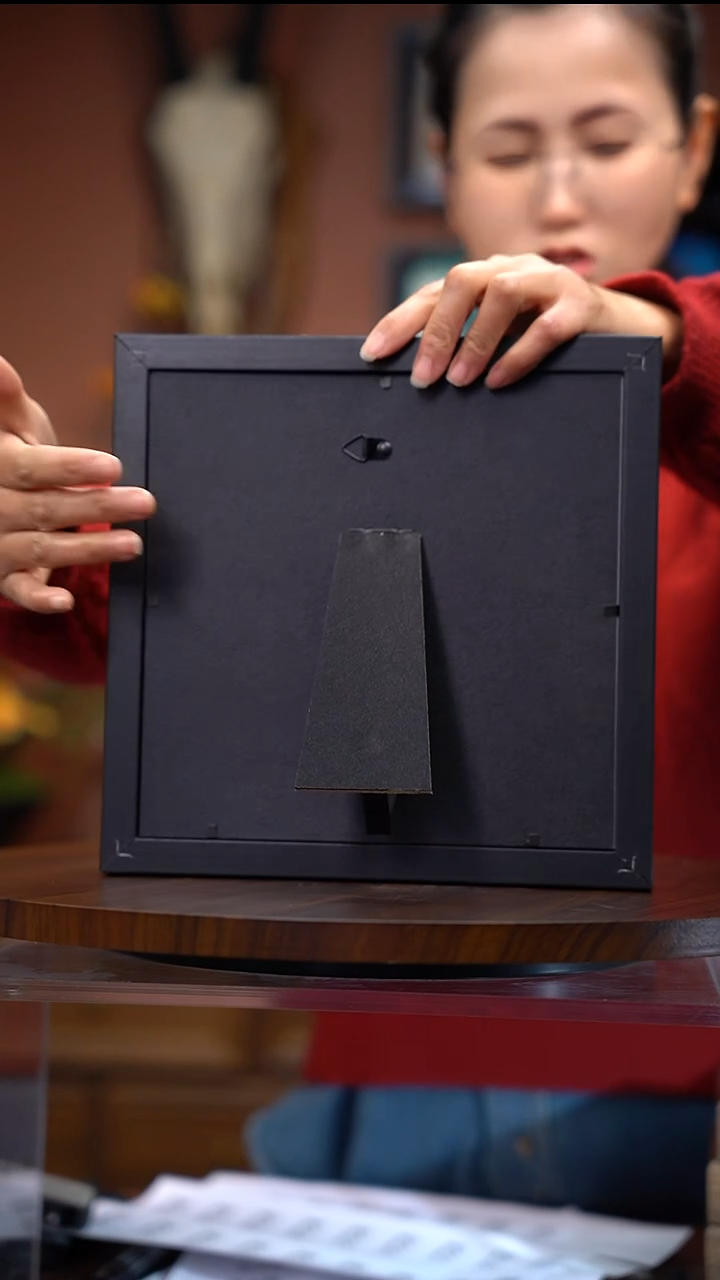 桃*定制   单只    绿袖蝶单个相框  