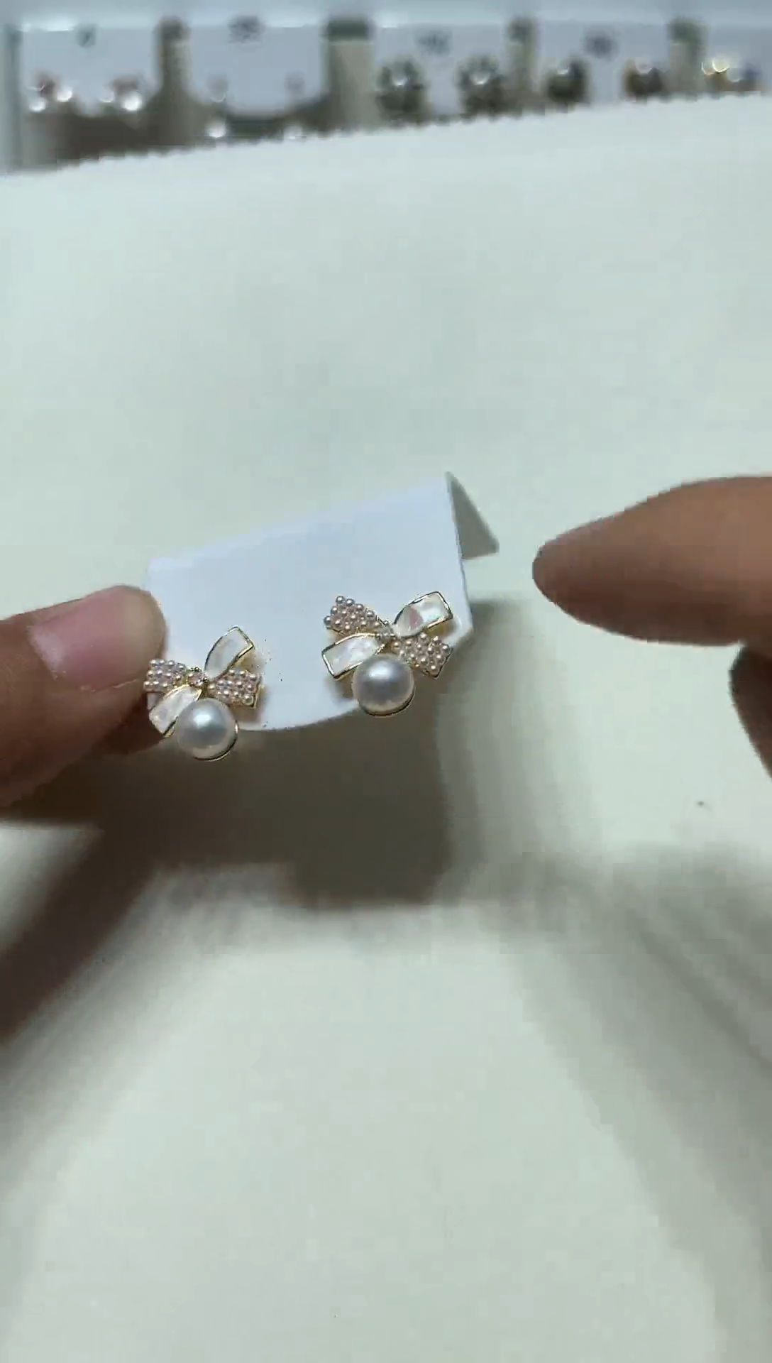 未镶嵌淡水珍珠耳饰珍珠耳饰