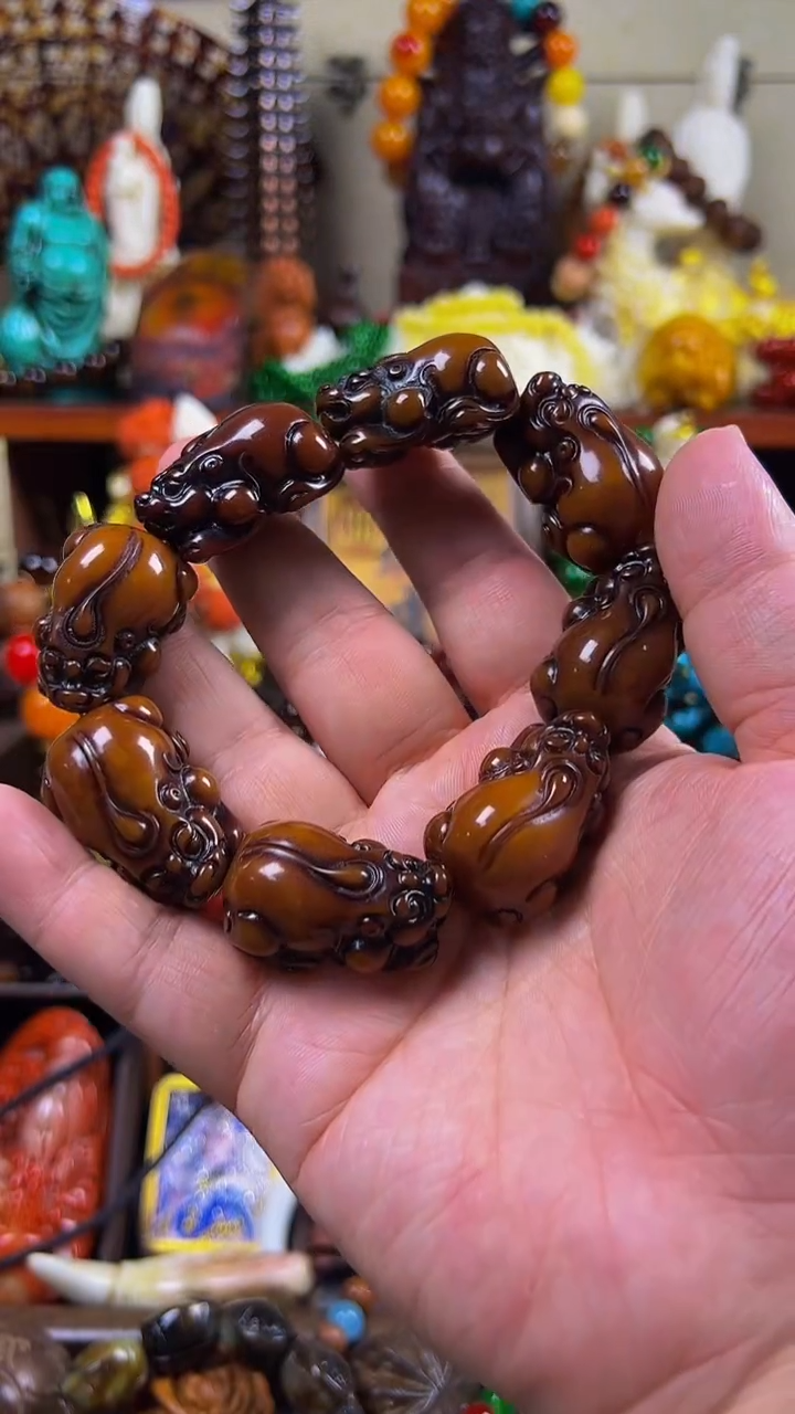 未镶嵌蜜蜡手串主播推荐！主播推荐！！！