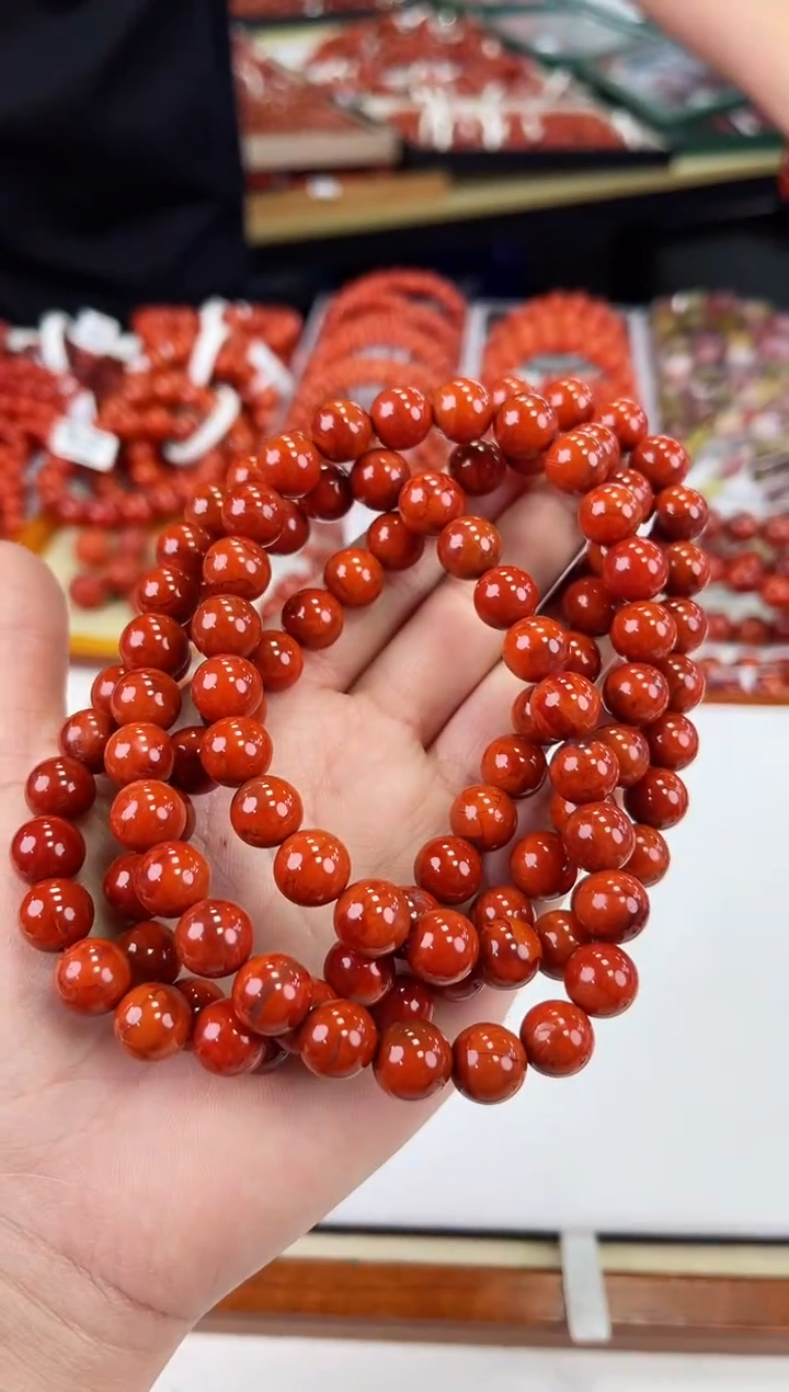 【闪购商品】南红玛瑙瓦西多圈10+未镶嵌一个/条