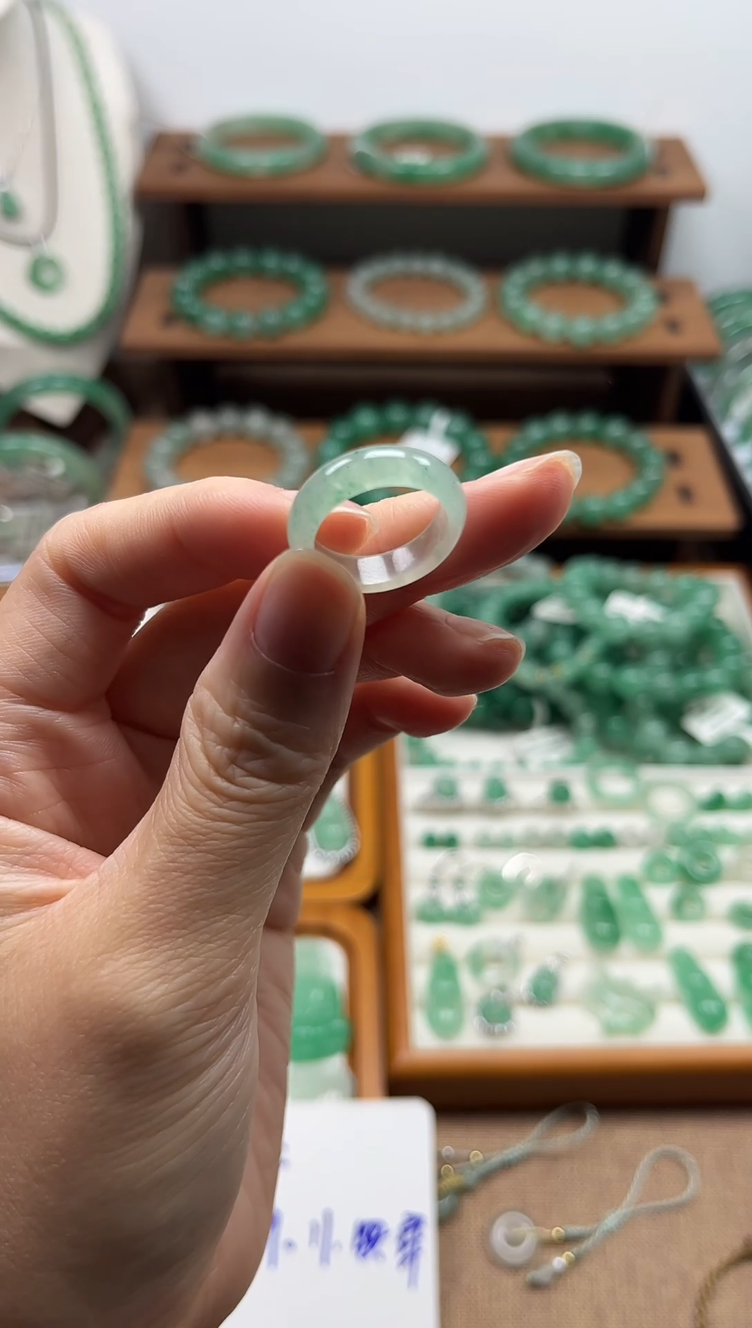 未镶嵌石英质玉（非洲翠）戒指千*✨福利款