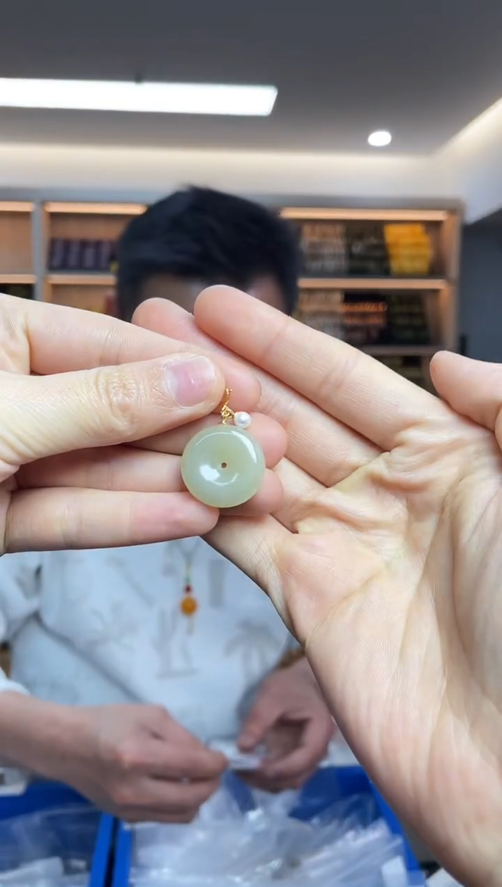 【闪购商品】和田玉·银S925镶嵌多样性发一件