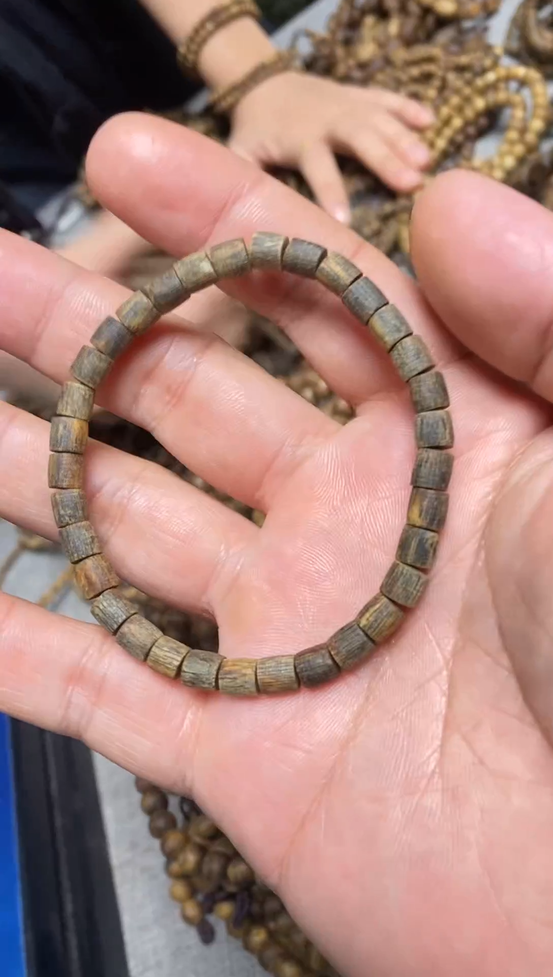 沉香手串沉水随型桶珠单圈棋楠手串多样性发一