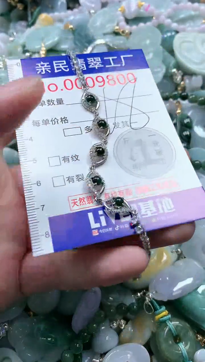 翡翠未镶嵌吊坠(不含链)9800