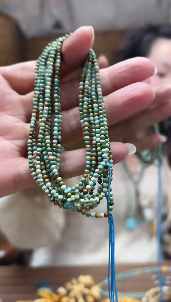 蜜蜡颈饰未镶嵌 多样性发一件 素圈长链