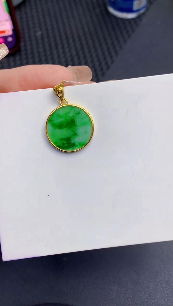 颈饰未镶嵌翡翠缅甸天然翡翠A货