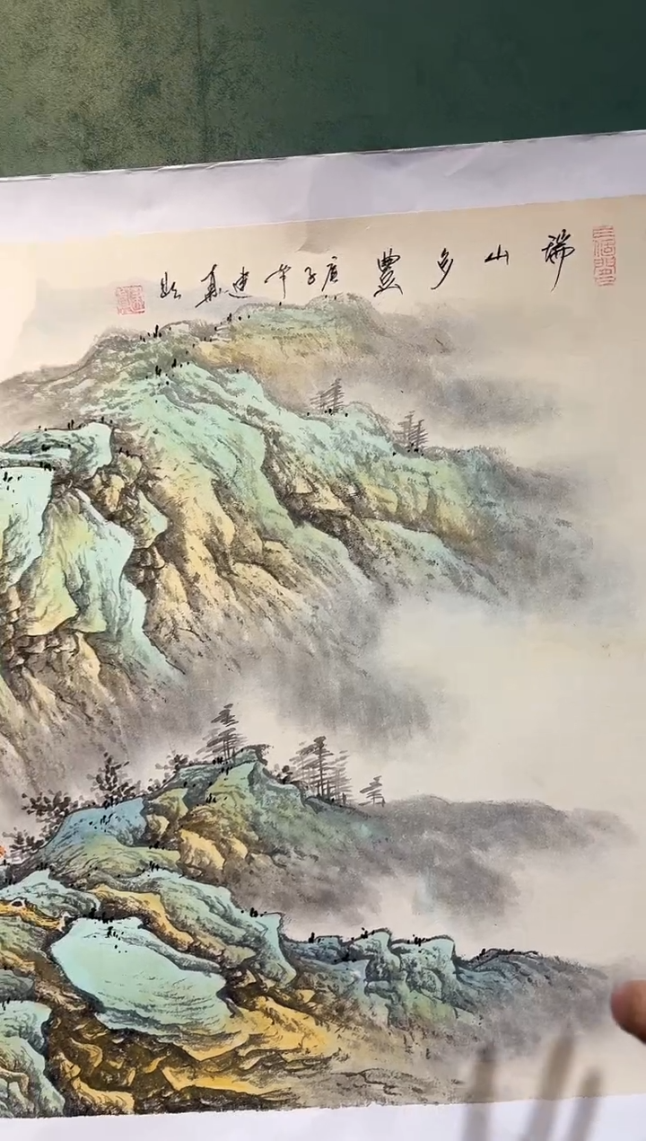 国画周建真老师绘画作品（送印屏带证书）25-23