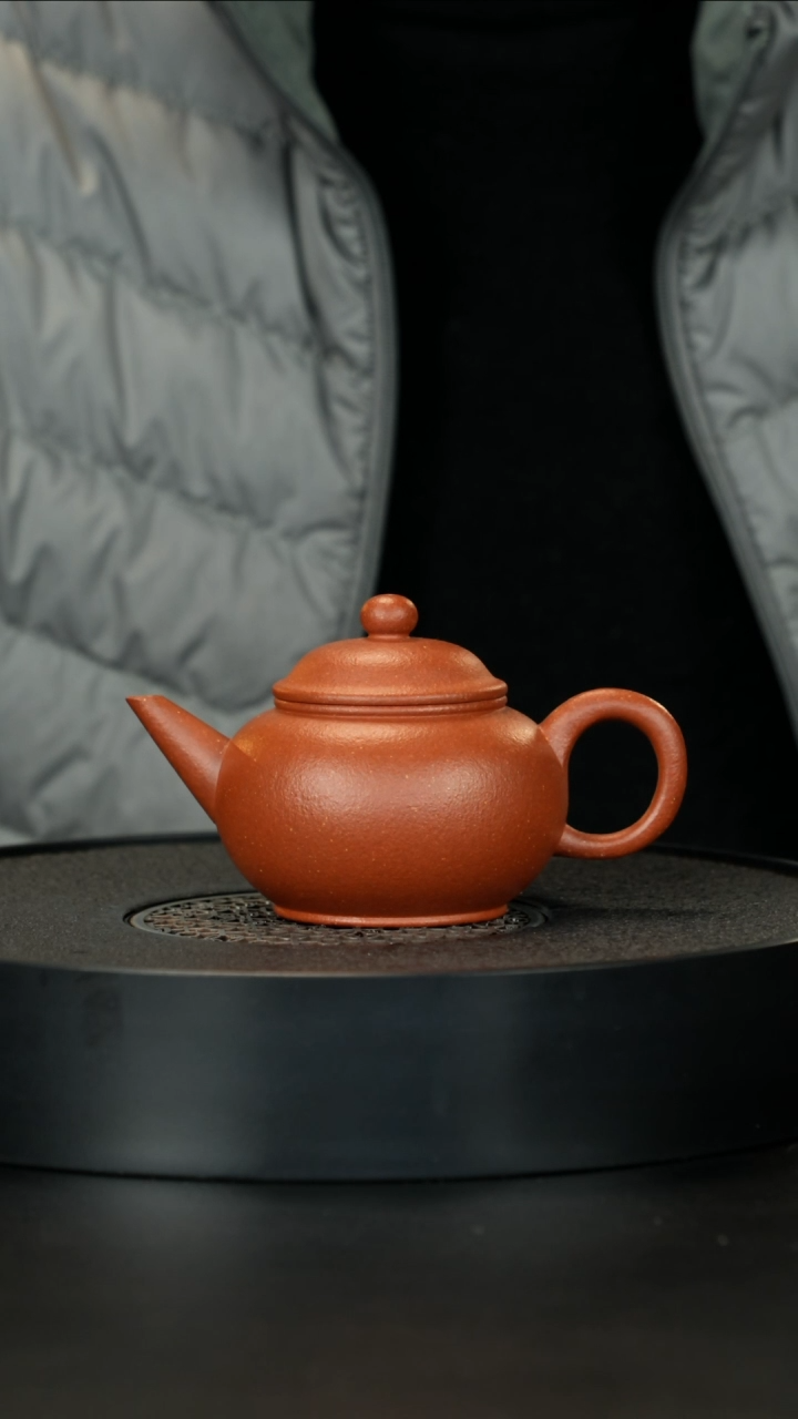【闪购商品】紫砂茶壶精挑手磨纯红降坡水平大漏
