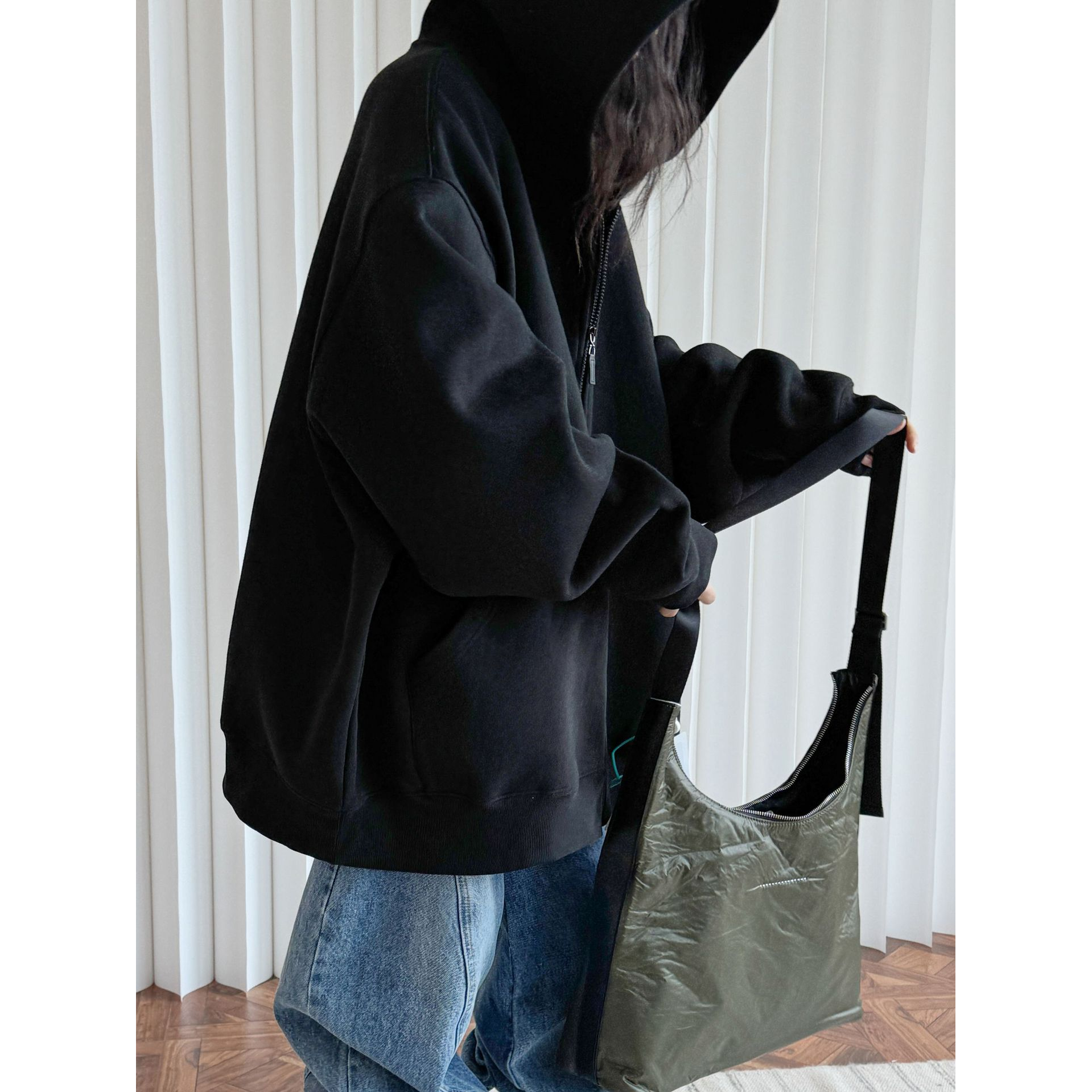 （801-900）休闲通勤默认磨损瑕疵款卫衣女