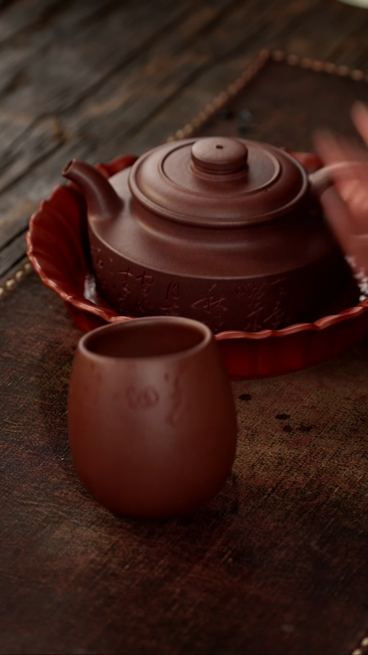 茶杯紫砂非遗茶器-华庭