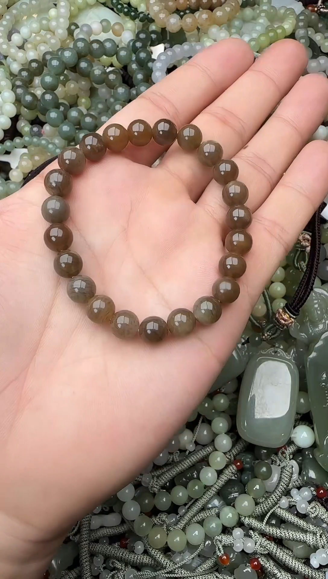 颈饰未镶嵌和田玉拍一发一