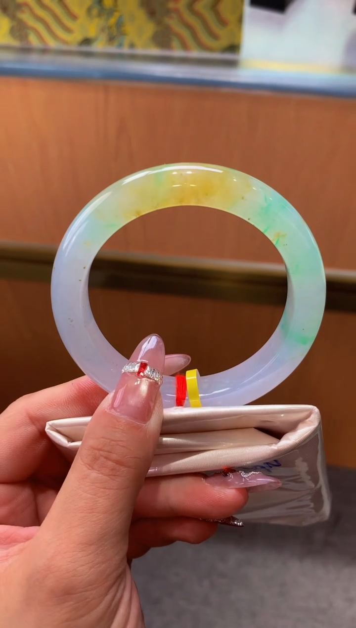 未镶嵌手镯翡翠-F116-正圈56-全款60万-定金2万