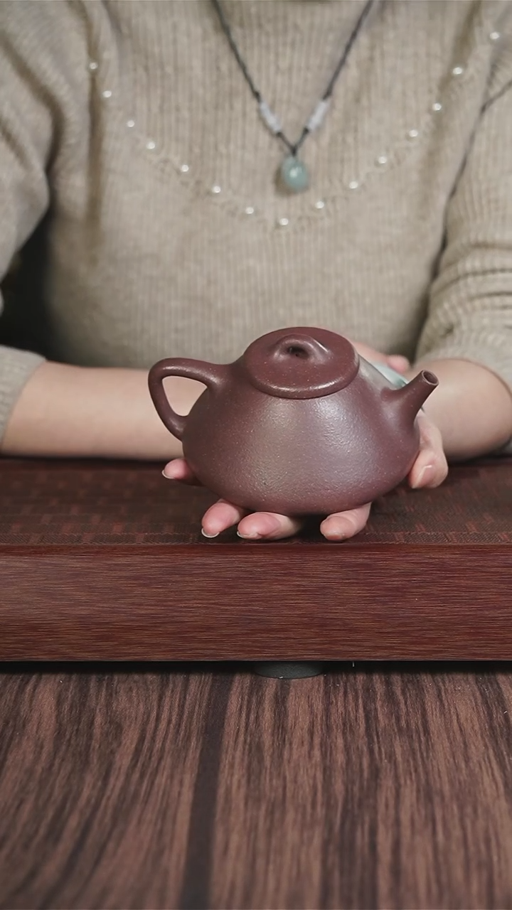 【闪购商品】紫砂茶壶千禧紫泥   子冶石瓢