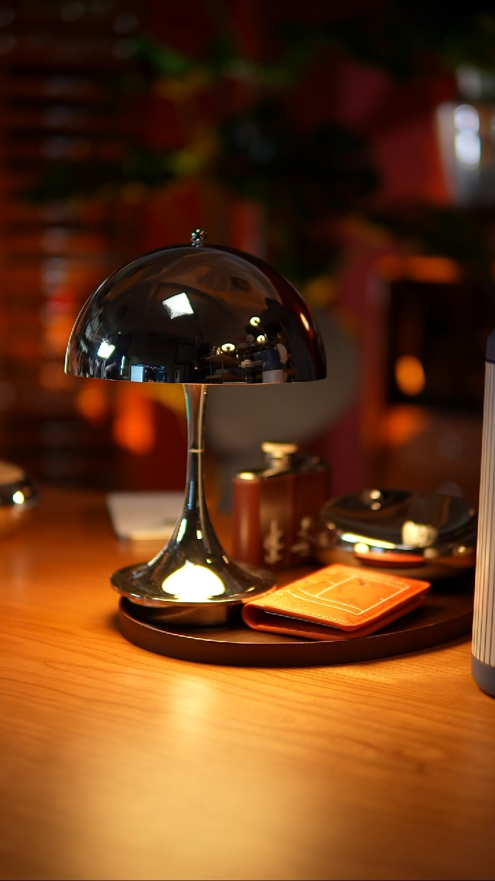 亚克力9.5台灯【银】带礼盒