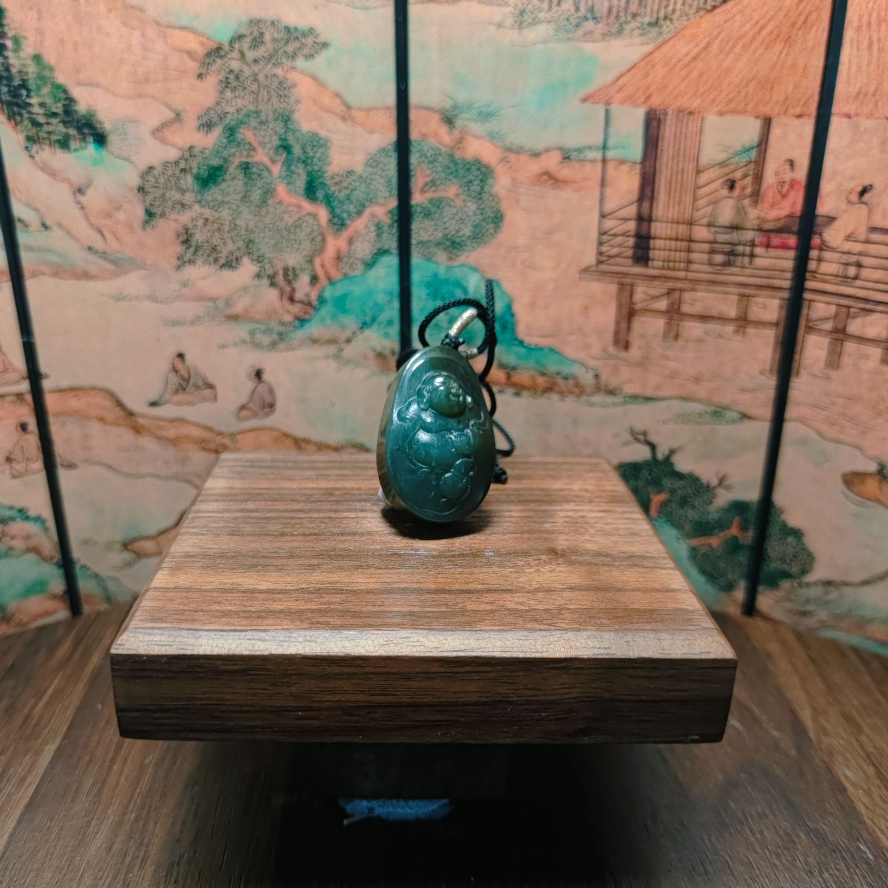 M和田玉佛公吊坠0858