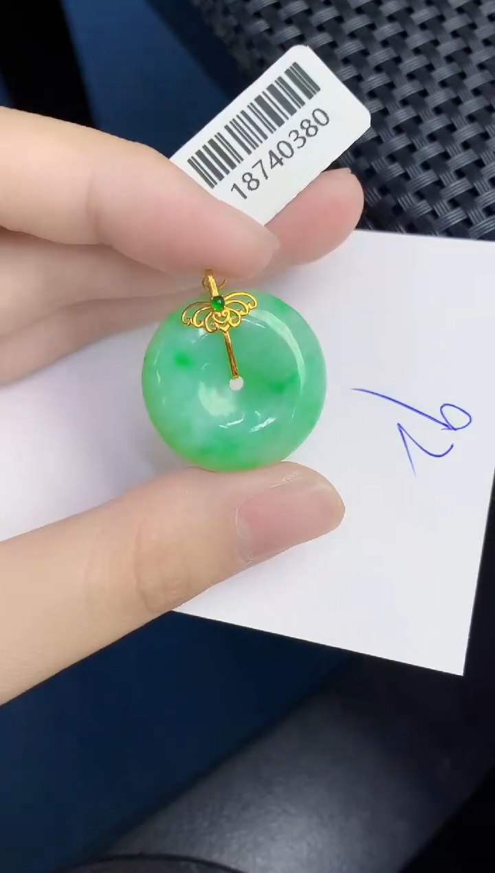 【闪购商品】翡翠18K金镶嵌颈饰000000000