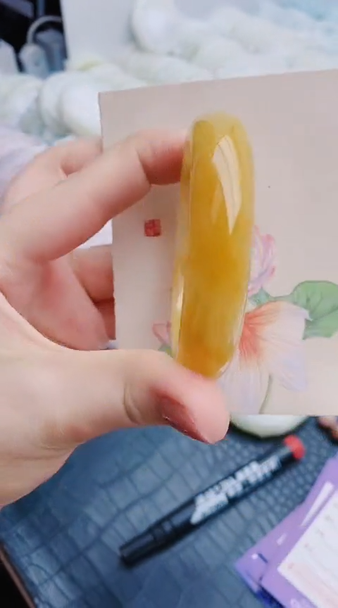 未镶嵌手镯石英质玉x208+53-54