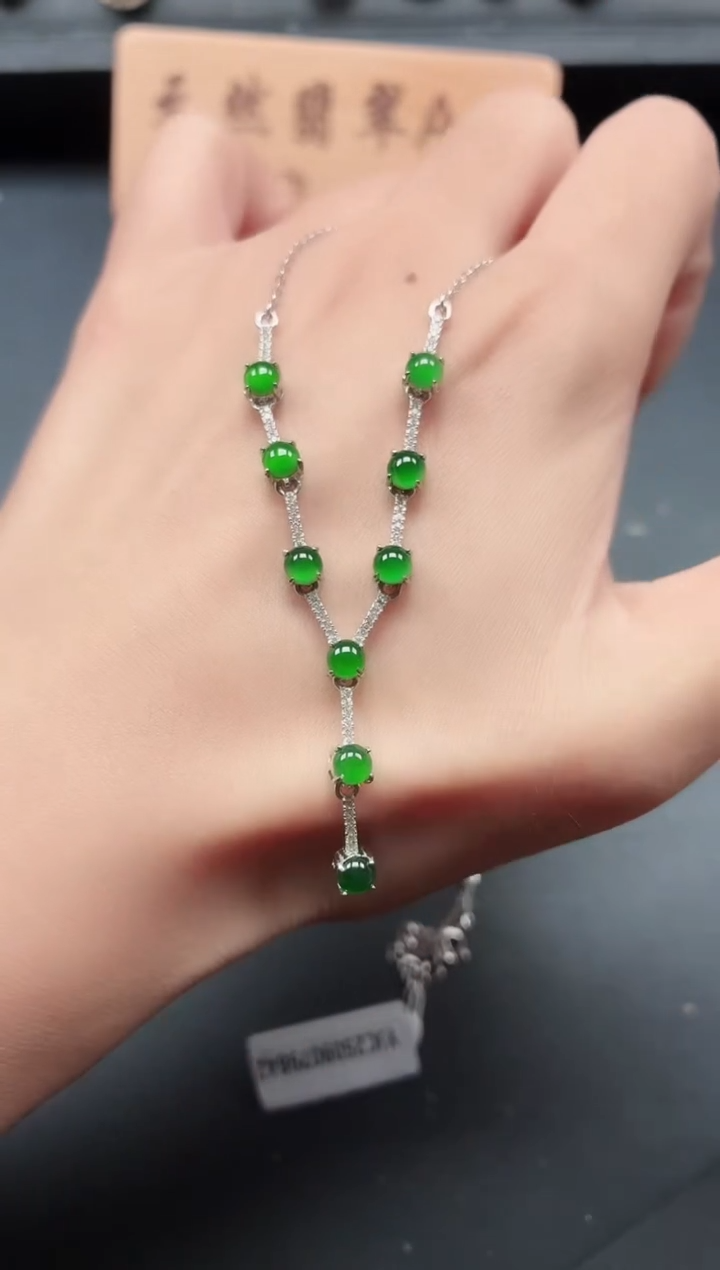 银S925镶嵌戒指翡翠111