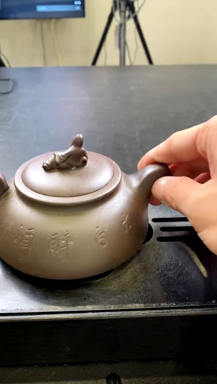 茶壶紫砂宜兴紫砂柴烧艺术