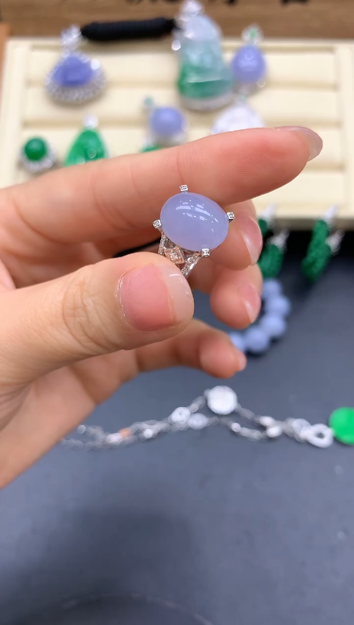 【闪购商品】翡翠戒指18K金镶嵌623-中国好珍宝