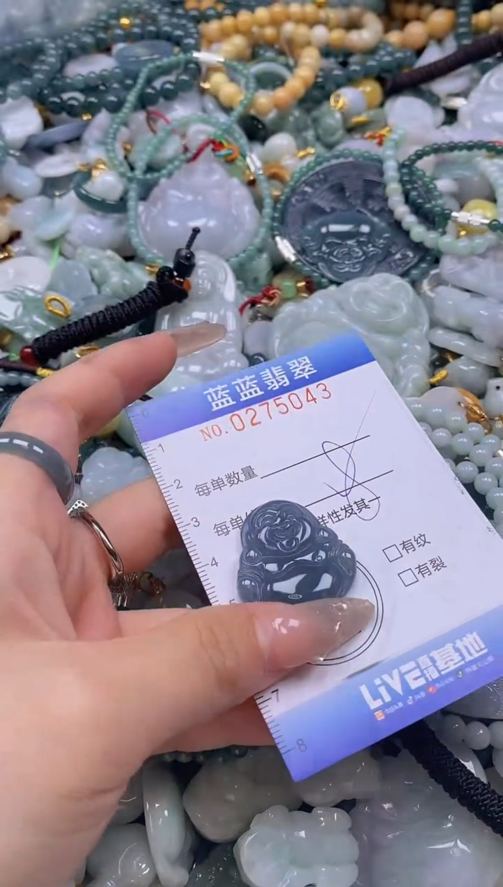 翡翠未镶嵌颈饰闪购0275043