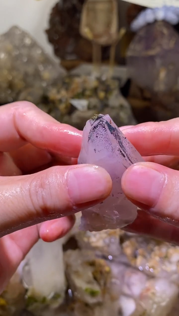 未镶嵌珠宝半成品水晶23号四川超七花园水晶