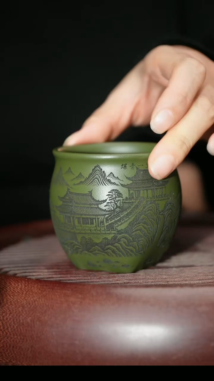 茶杯紫砂宜兴紫砂主人杯福利放漏