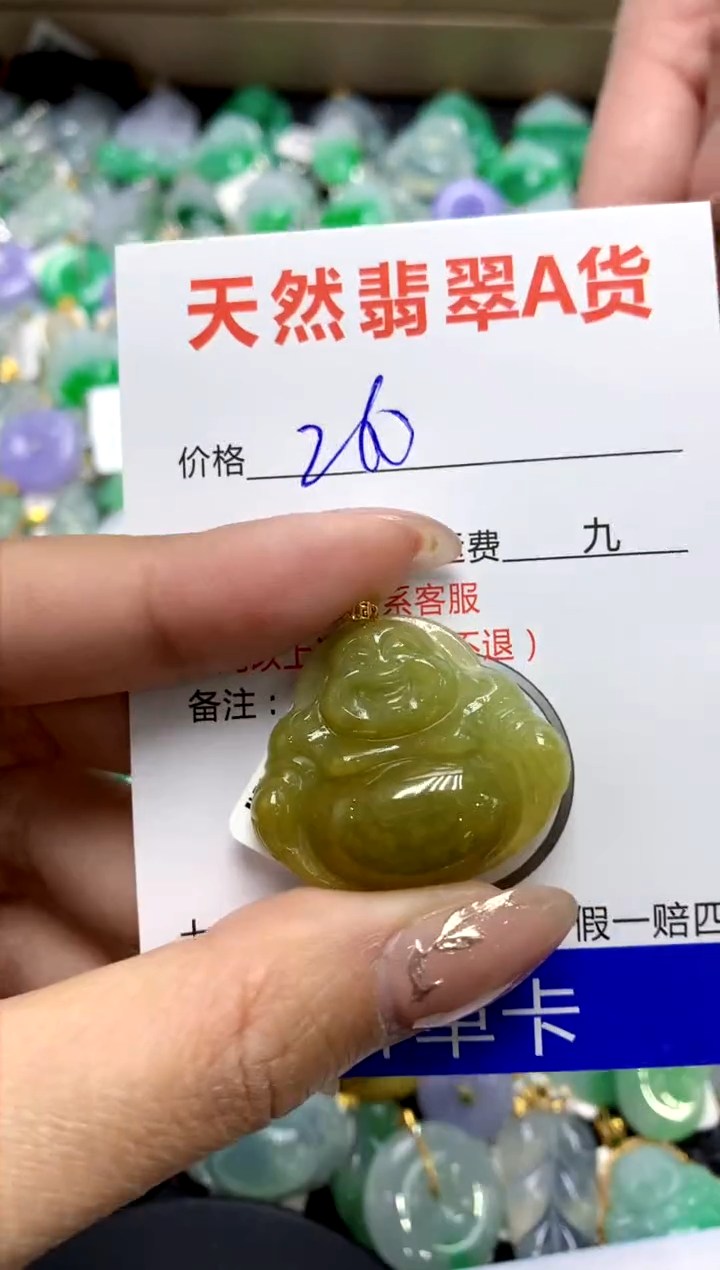 【闪购商品】翡翠颈饰18K金镶嵌1111111111111111