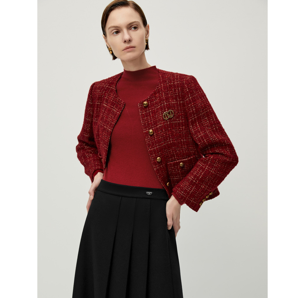 【丽公主专属】NEXY.CO/奈蔻小香风外套百搭XK00671V1 XK00658A8