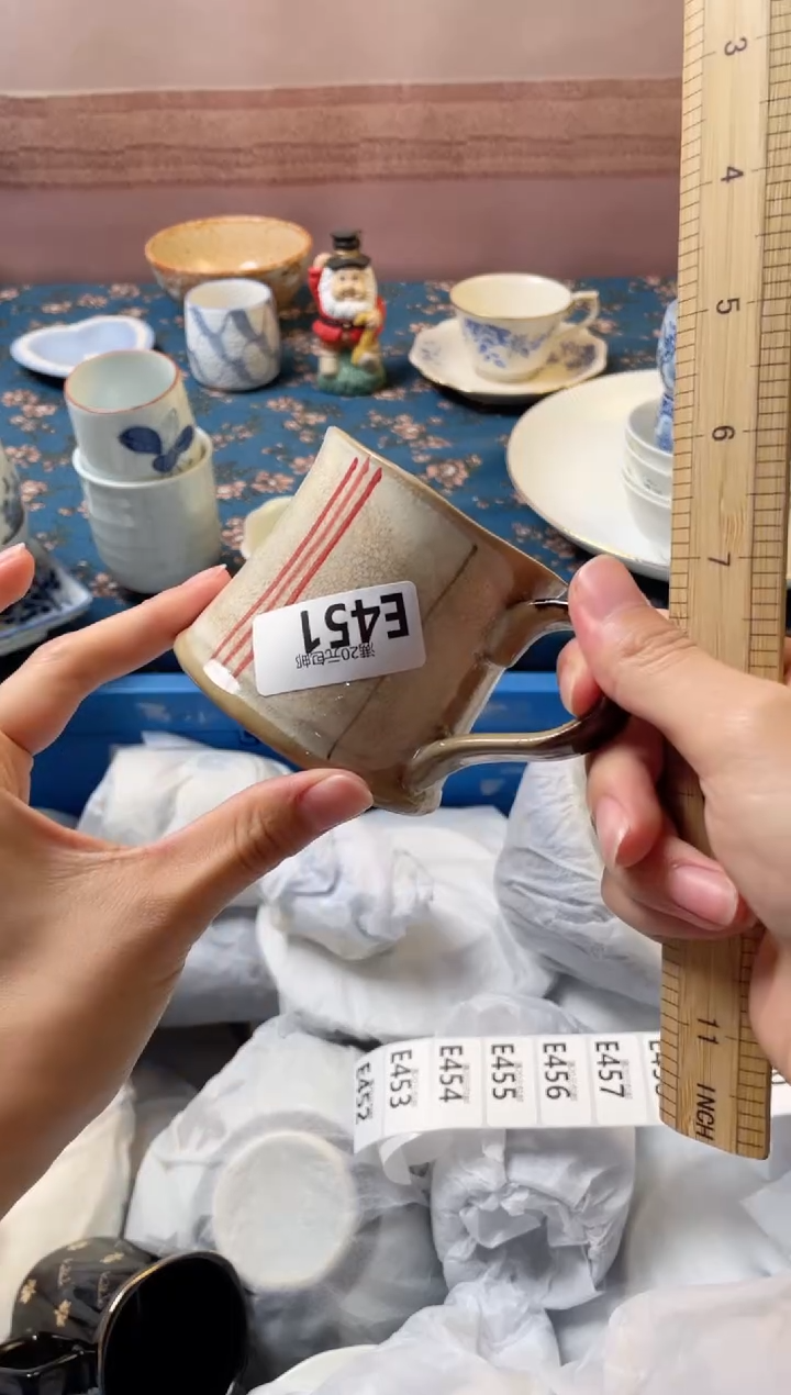 杯海**星瓷器瓷器E451