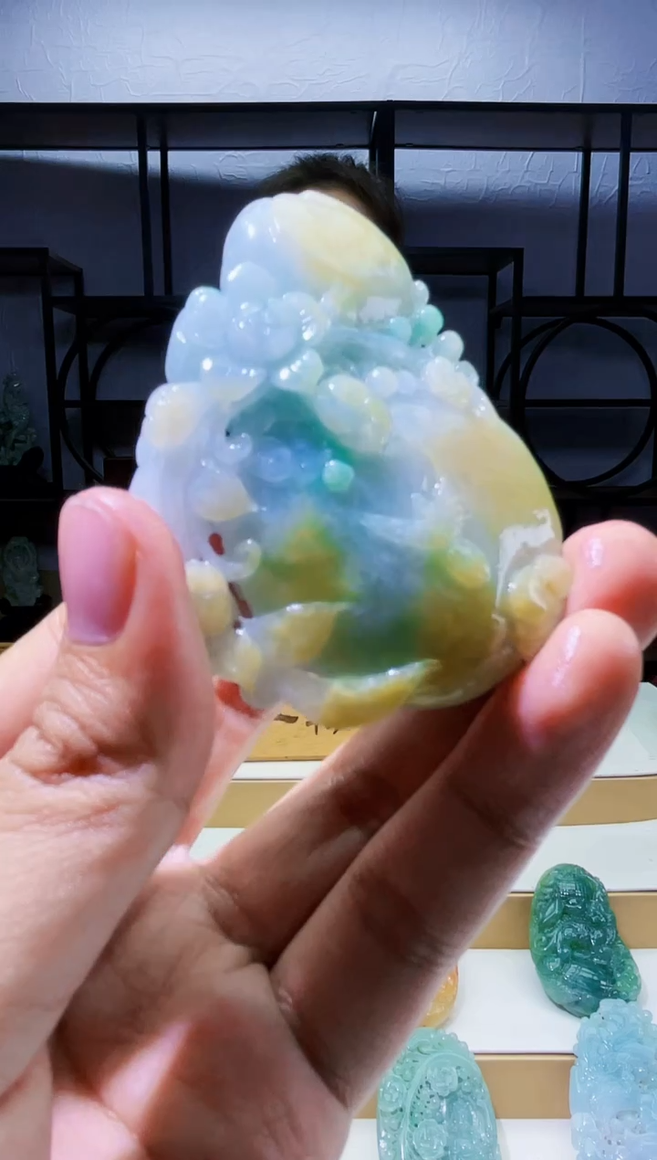 【闪购商品】定制翡翠未镶嵌毛货02090311